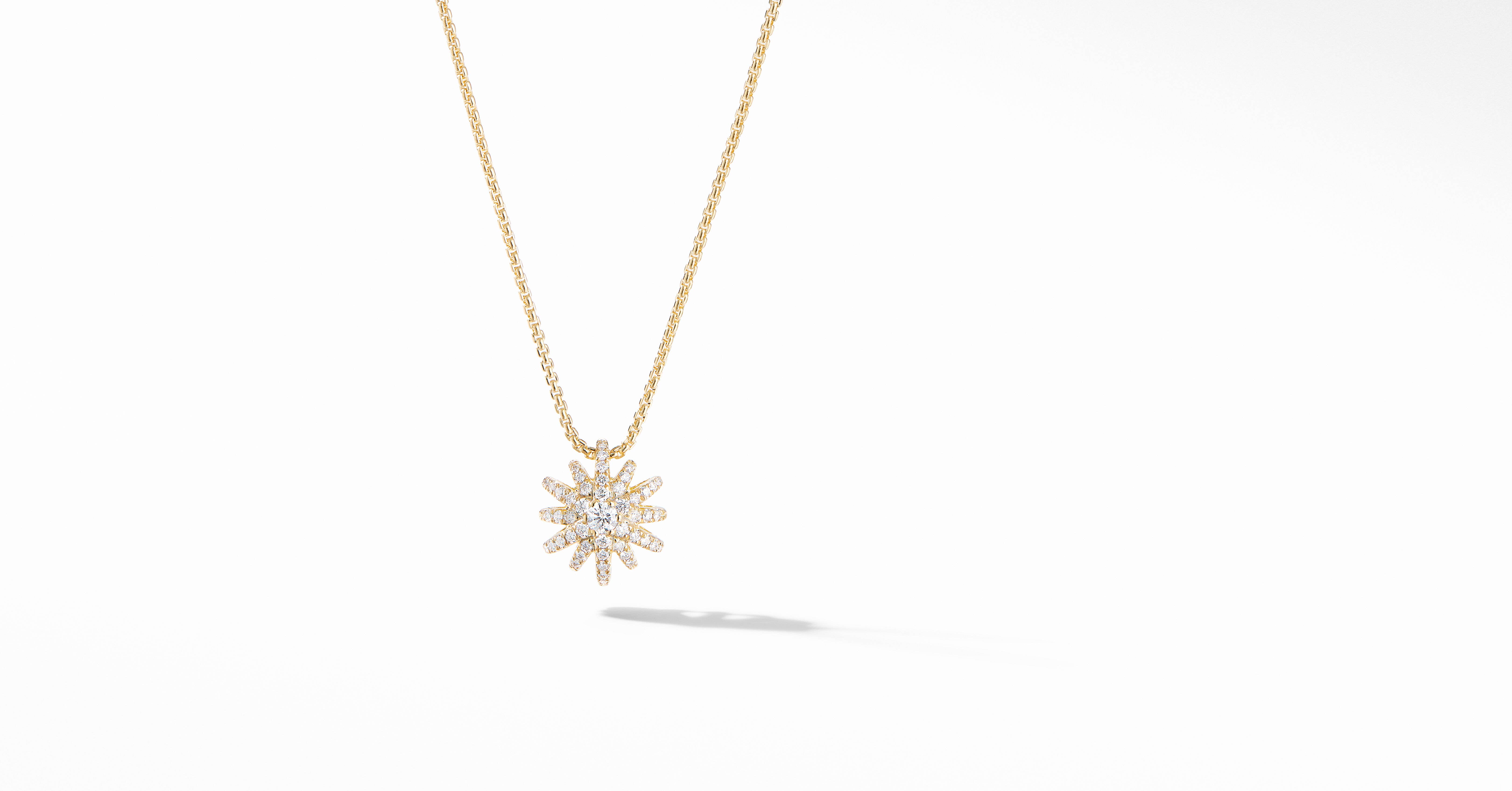 Starburst Pendant Necklace in 18K 