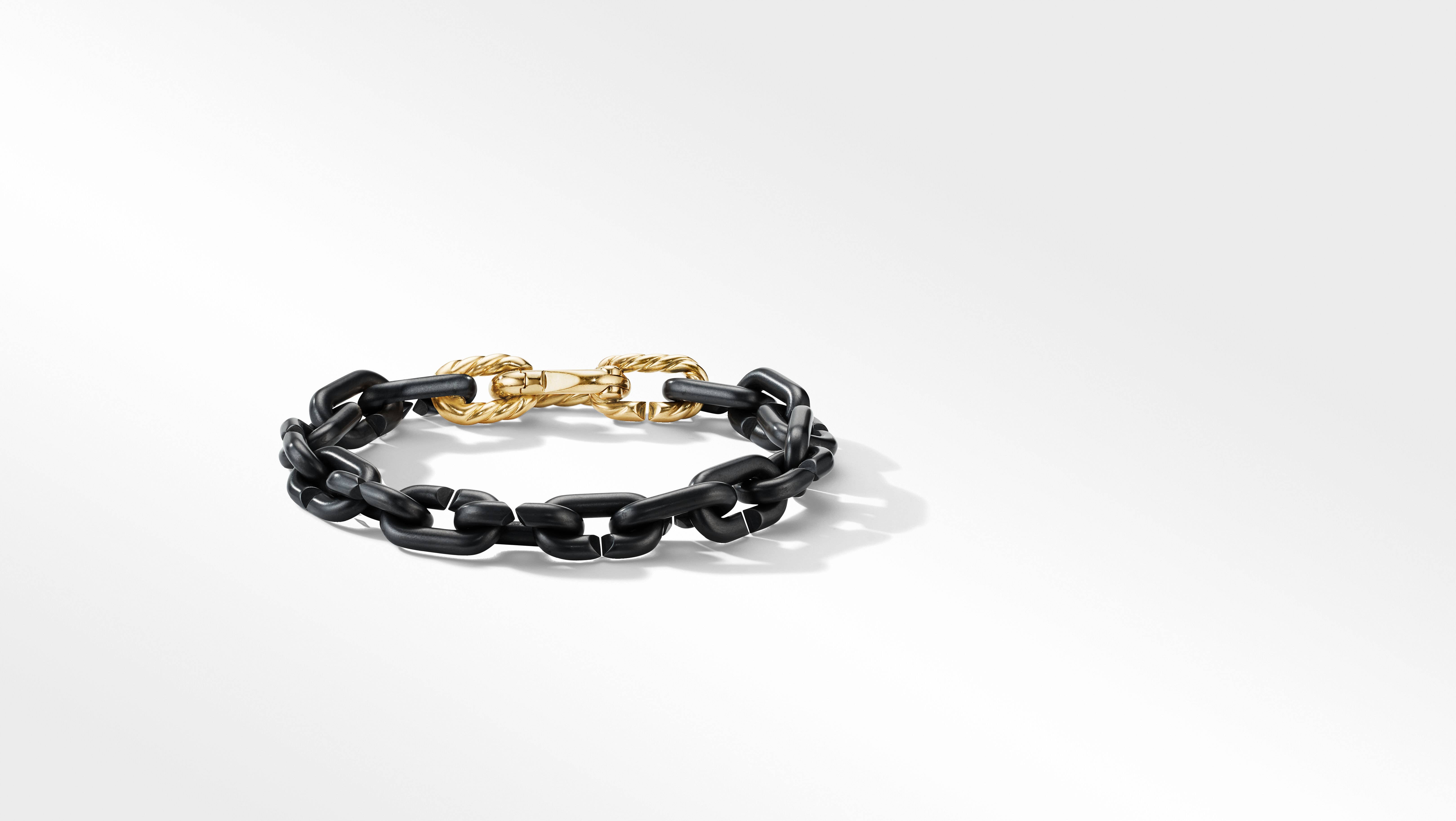 Chain Bracelet in Black Titanium 