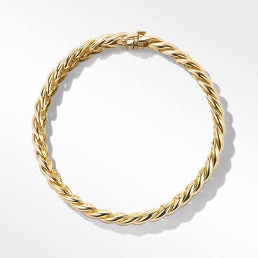 Sculpted Cable Bracelet in 18K Yellow Gold