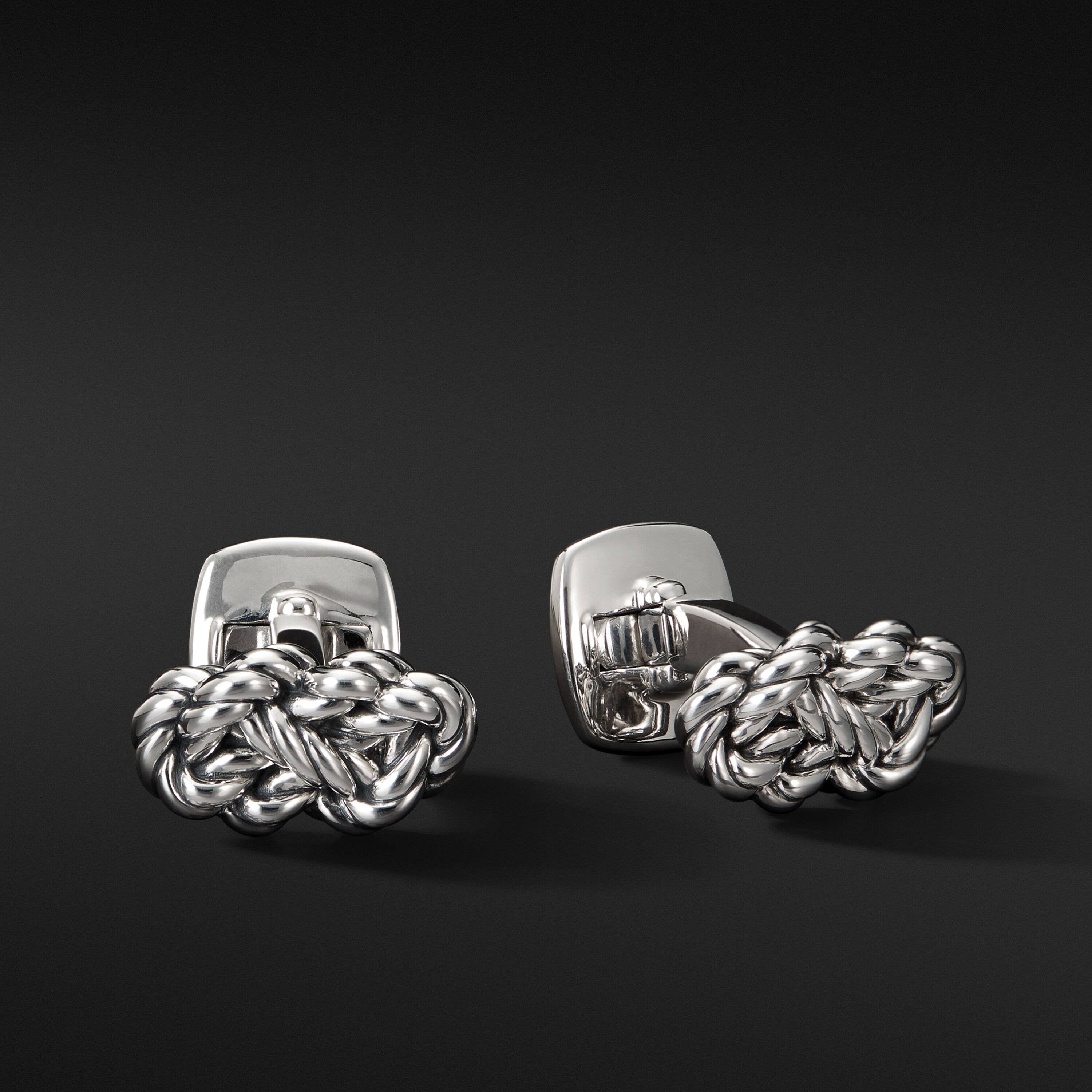 Maritime® Knot Cufflinks in Sterling Silver