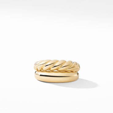 Pure Form® Stack Rings in 18K Yellow Gold