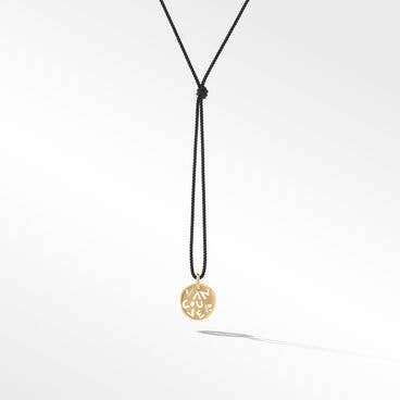 DY Elements® Vancouver Pendant Necklace in 18K Yellow Gold with Diamonds