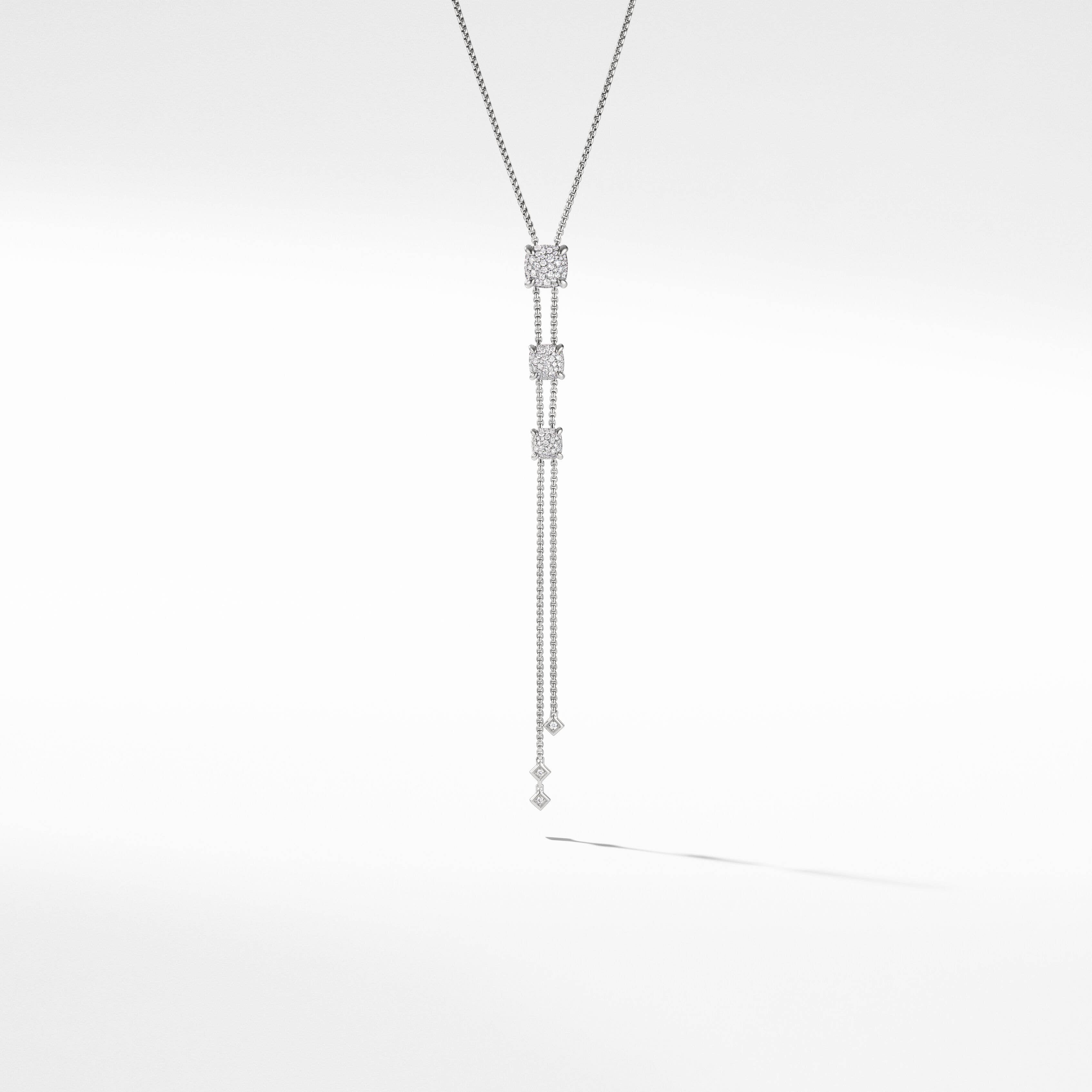 Chatelaine® Y Necklace with Pavé Diamonds
