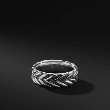 Chevron Band in Sterling Silver