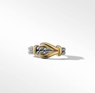 Thoroughbred Loop Ring with 18K Yellow Gold