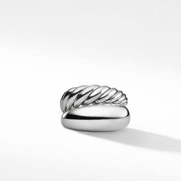 Pure Form® Two Row Ring in Sterling Silver