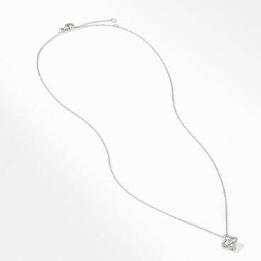 Venetian Quatrefoil® Necklace in 18K White Gold with Diamonds