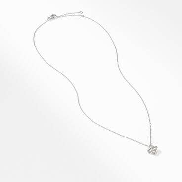 Venetian Quatrefoil® Necklace in 18K White Gold with Diamonds