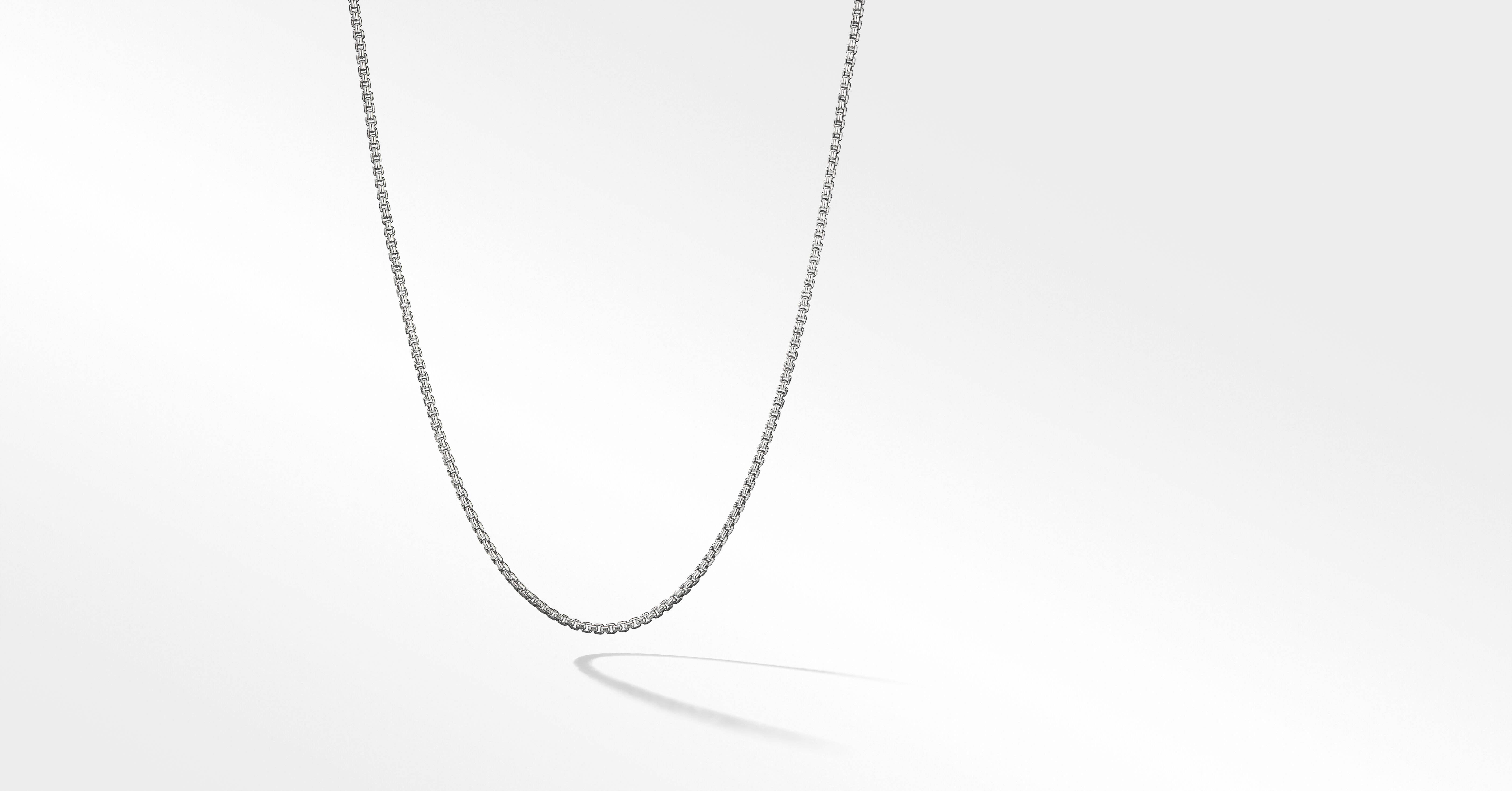 Box Chain Necklace, 1.7mm