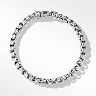 Box Chain Bracelet in Sterling Silver, 5mm