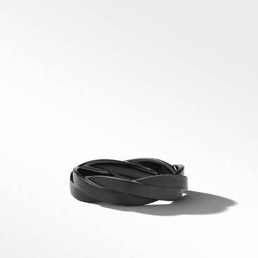 DY Helios™ Band Ring in Black Titanium