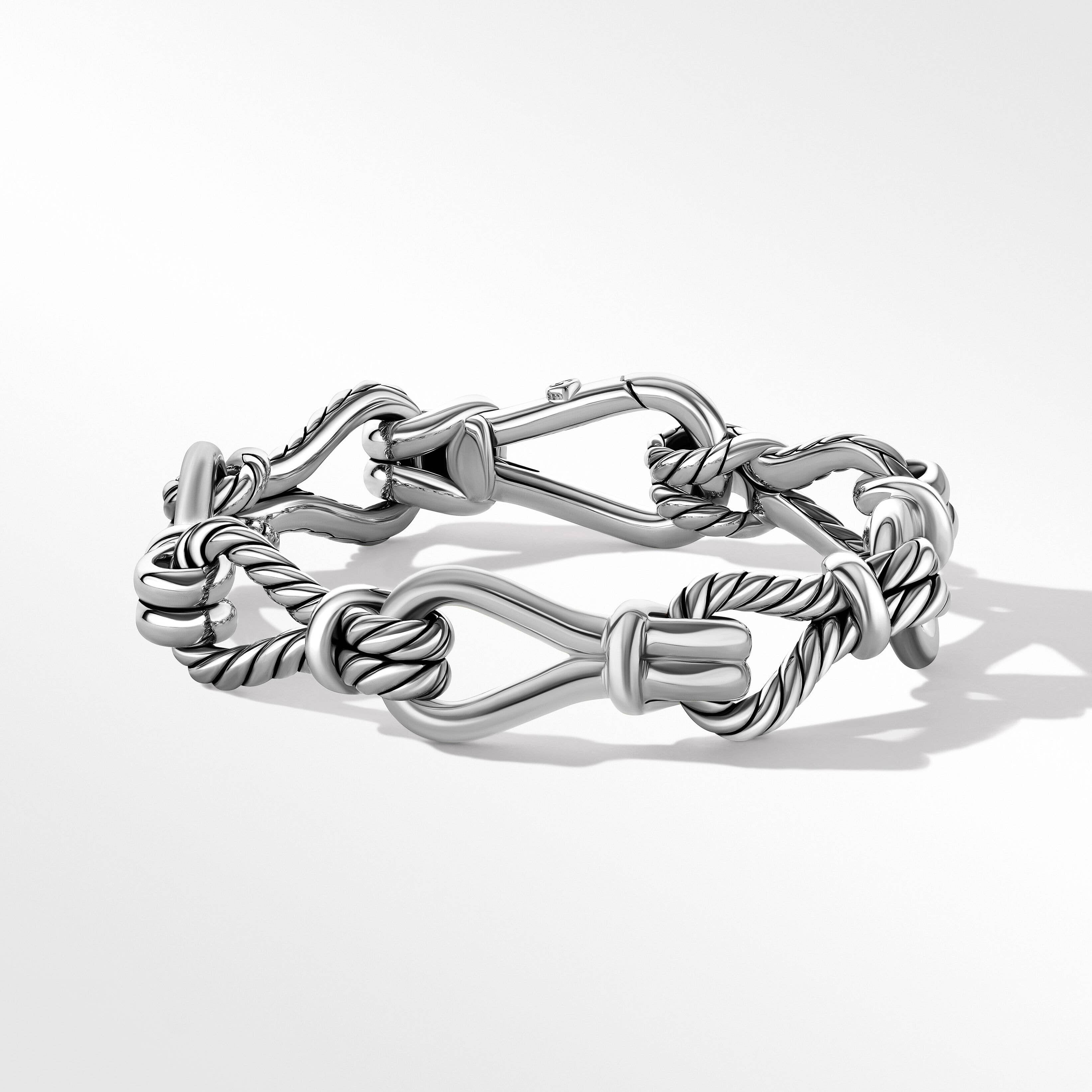 Thoroughbred Loop Chain Bracelet in Sterling Silver