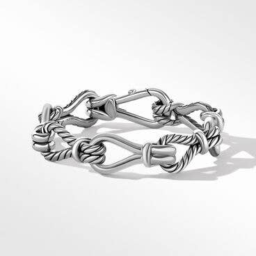 Thoroughbred Loop Chain Bracelet in Sterling Silver