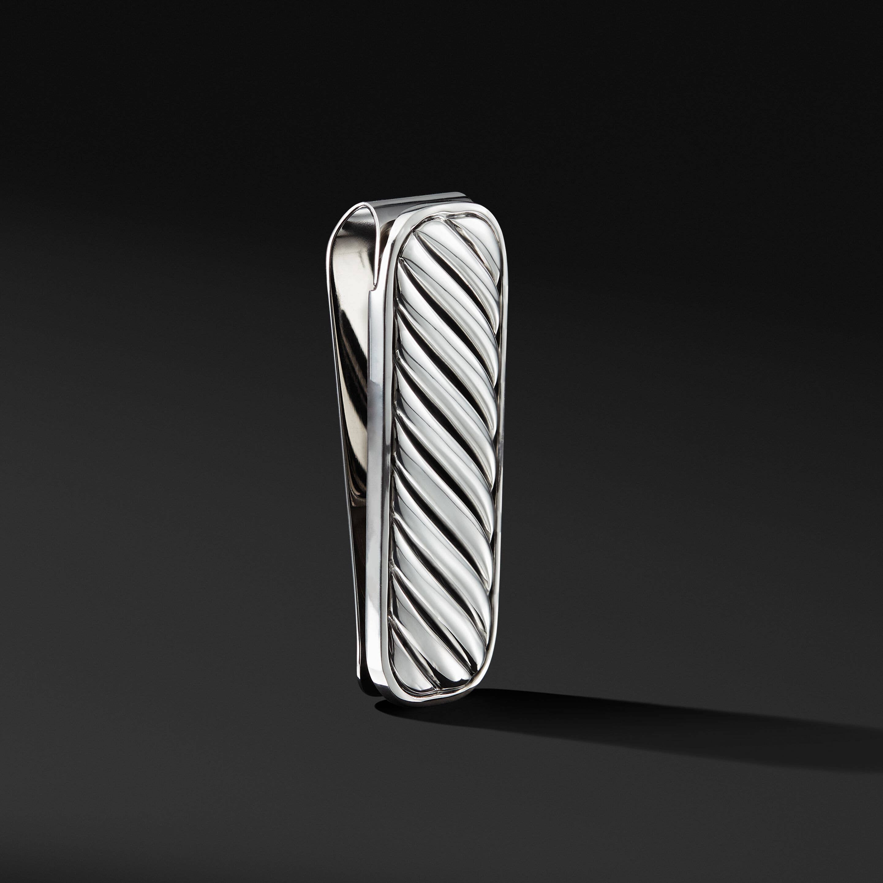 Cable Money Clip in Sterling Silver
