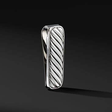 Cable Money Clip in Sterling Silver