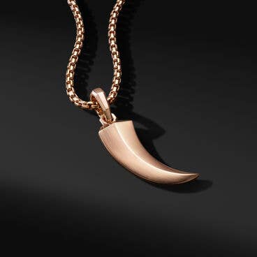 Roman Claw Amulet in 18K Rose Gold