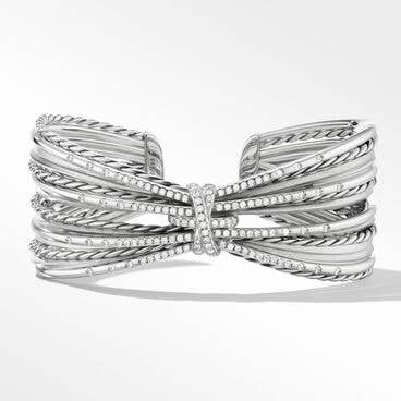 Angelika™ Four Point Cuff Bracelet with Pavé Diamonds