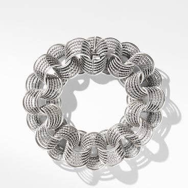 DY Origami Link Bracelet in Sterling Silver