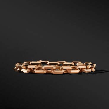 Heirloom Chain Link Bracelet in 18K Rose Gold