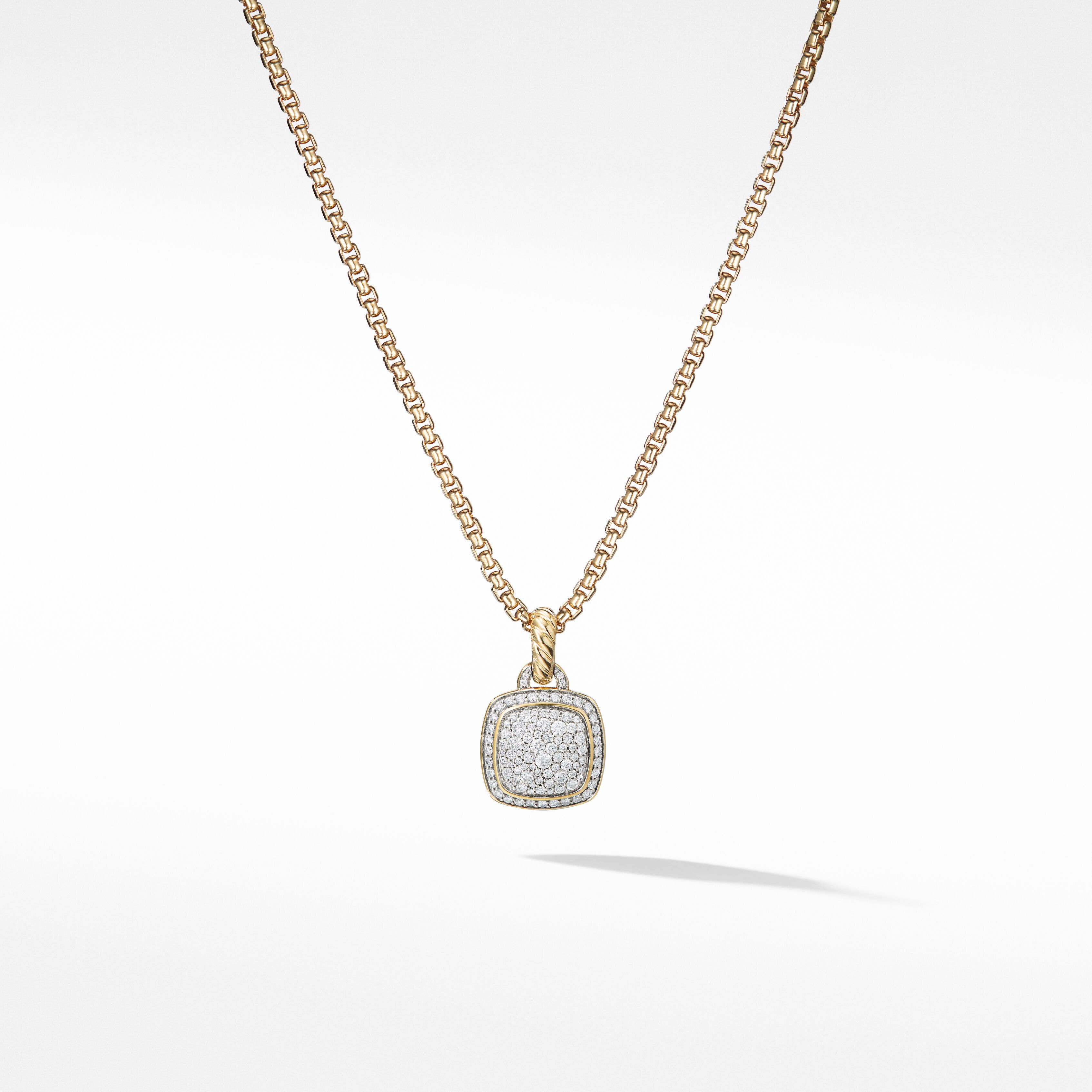 Albion® Pendant in 18K Yellow Gold with Pavé Diamonds