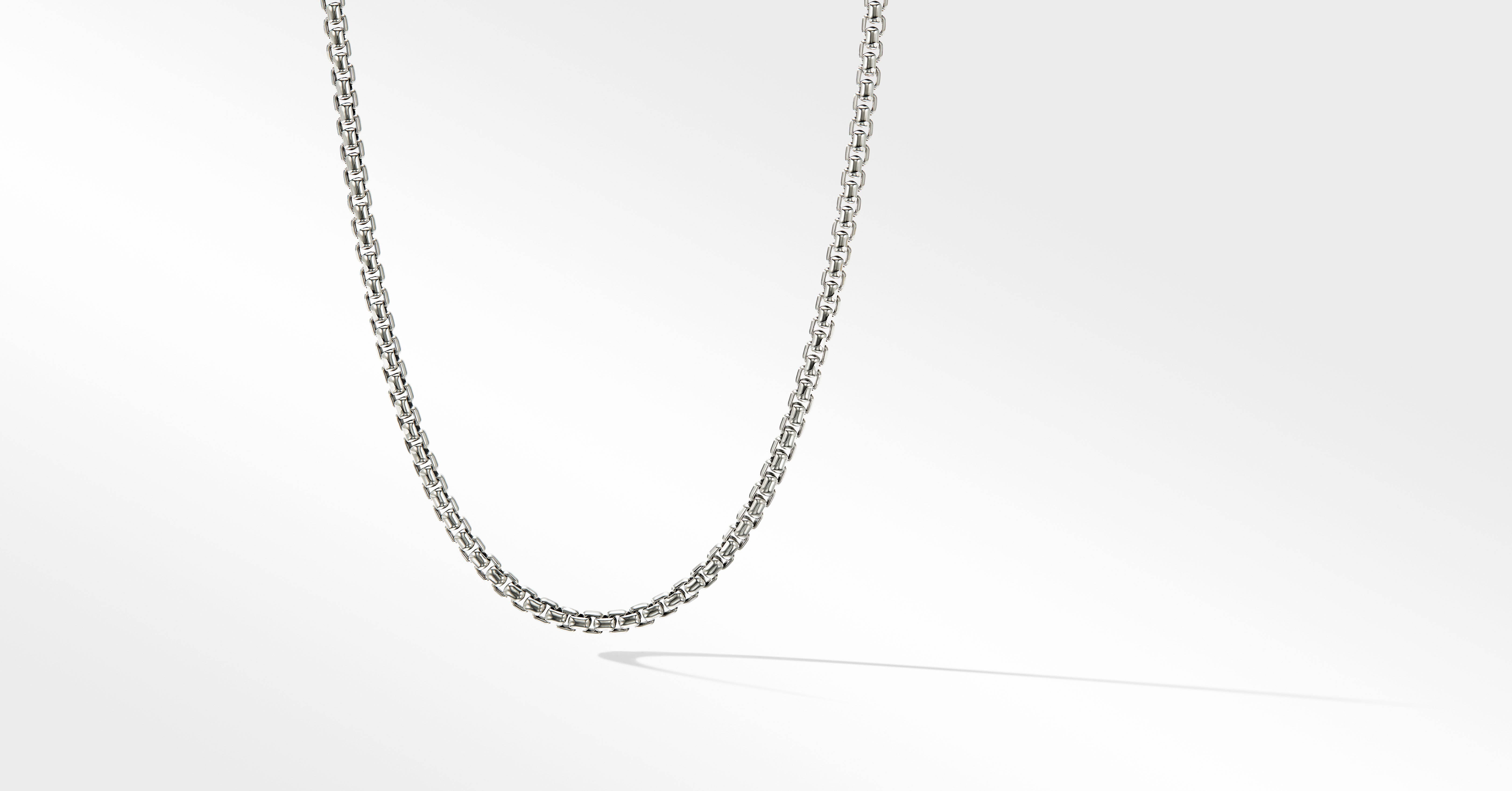 Medium Box Chain Necklace with an 