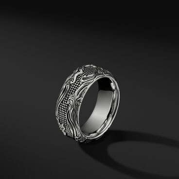 Waves Band in Sterling Silver
