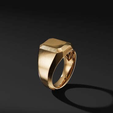 Heirloom Signet Ring in 18K Yellow Gold