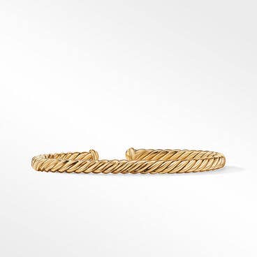 Cablespira® Oval Bracelet in 18K Yellow Gold