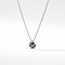 Cable Wrap Necklace in Sterling Silver with Black Onyx and Pavé Diamonds