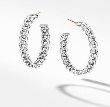 Belmont® Curb Link Hoop Earrings