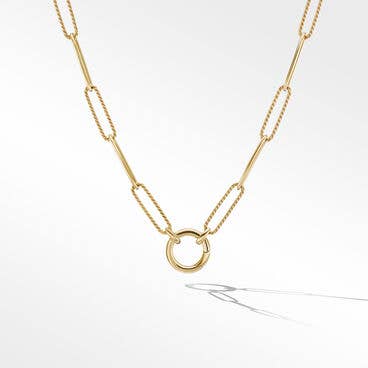 DY Madison® Elongated Chain Necklace in 18K Yellow Gold