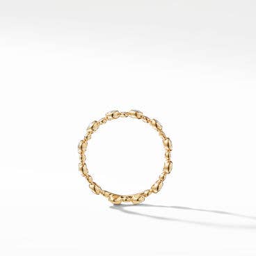 DY Starlight Band Ring in 18K Yellow Gold with Diamonds