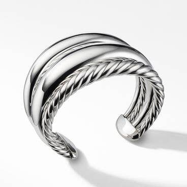 Pure Form® Four Row Cuff Bracelet in Sterling Silver