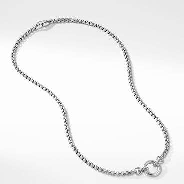 Smooth Amulet Vehicle Box Chain Necklace