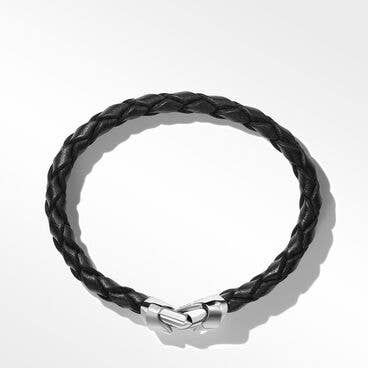 Armory® Black Leather Bracelet