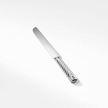 Cable Cake Cutter in Sterling Silver with Stainless Steel