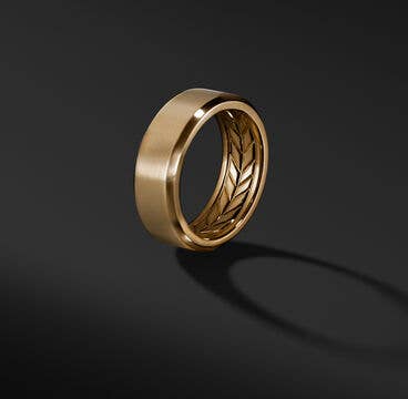 Streamline® Beveled Band Ring in 18K Yellow Gold
