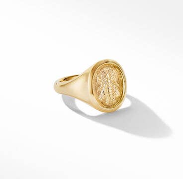 Petrvs® Bee Pinky Ring in 18K Yellow Gold
