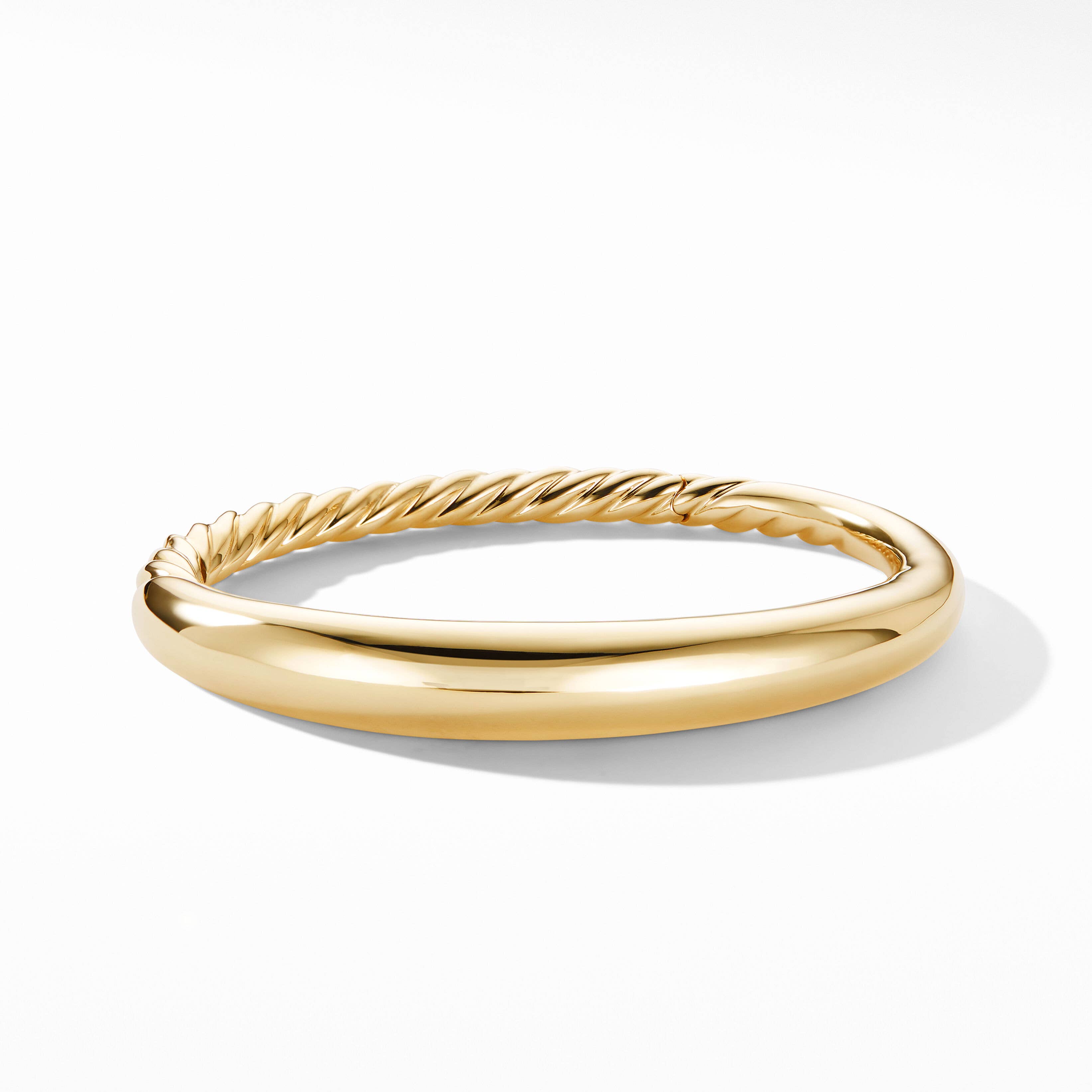 Pure Form® Smooth Bracelet in 18K Gold, 9.5mm