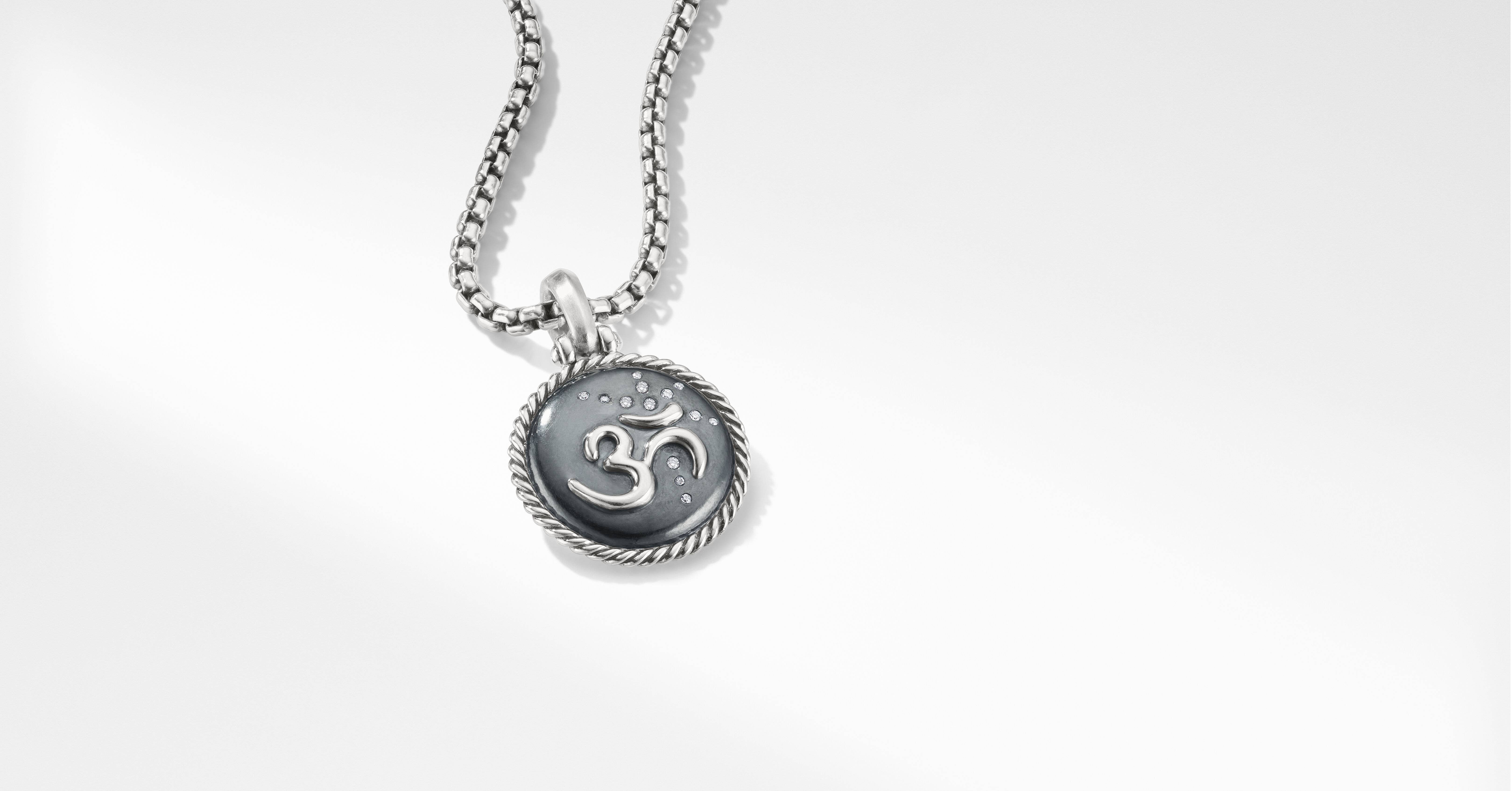 Om Amulet with Diamonds | David Yurman
