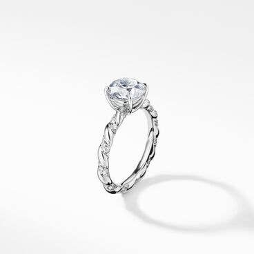 DY Unity Engagement Ring in Platinum, Round