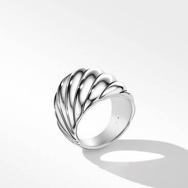 Sculpted Cable Ring