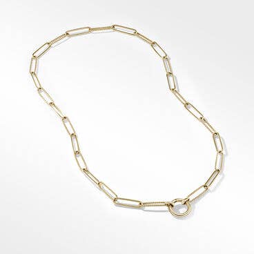 DY Madison® Elongated Chain Necklace in 18K Yellow Gold