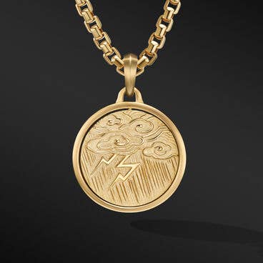 Storm Duality Amulet in 18K Yellow Gold
