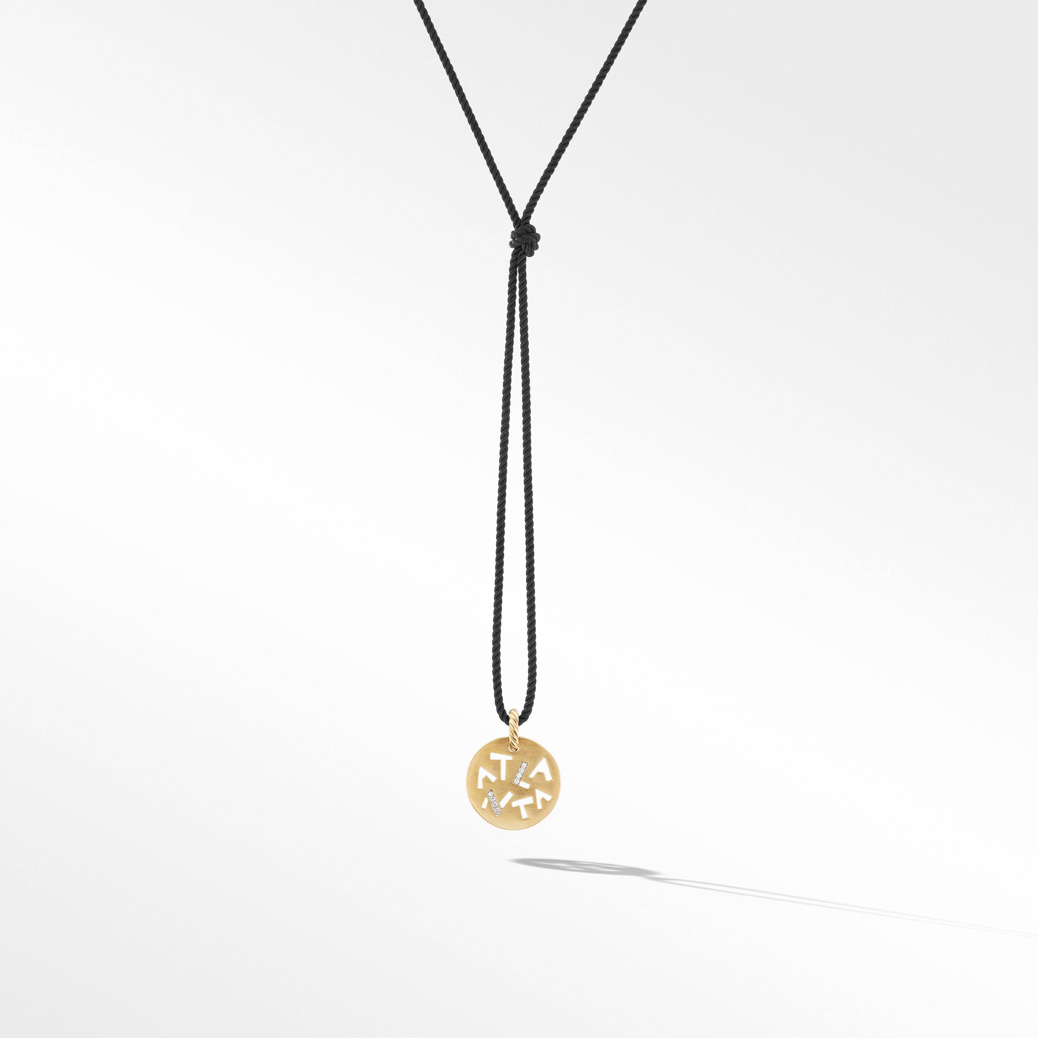 DY Elements® Atlanta Pendant Necklace in 18K Yellow Gold with Diamonds