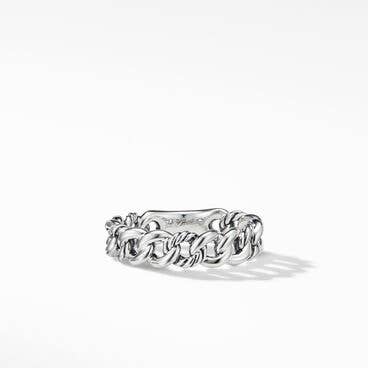 Belmont® Curb Link Band Ring in Sterling Silver