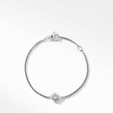 Starburst Kids Bracelet in Sterling Silver with Center Diamond
