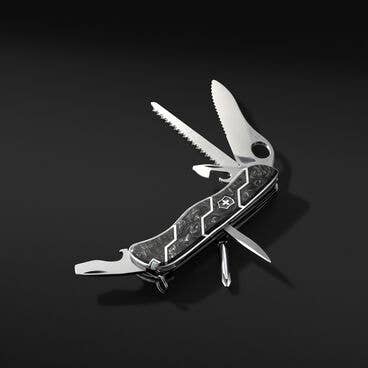 Forged Carbon Swiss Army® Pocket Knife