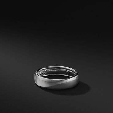 DY Classic Band Ring in Platinum