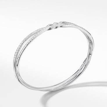 Continuance® Bracelet in 18K White Gold with Full Pavé Diamonds
